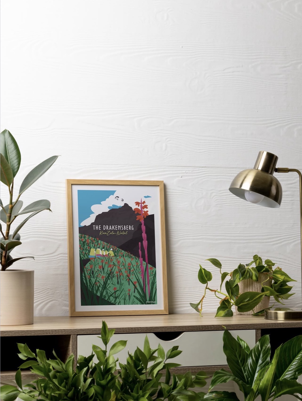 Sweet Litchi prints displayed